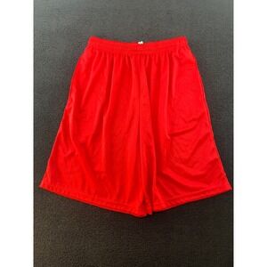 Augusta Sportswear Red Athletic Shorts Adult Medium Moisture Management